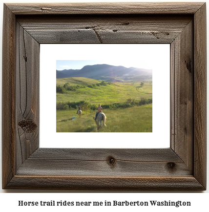 horse trail rides near me in Barberton, Washington